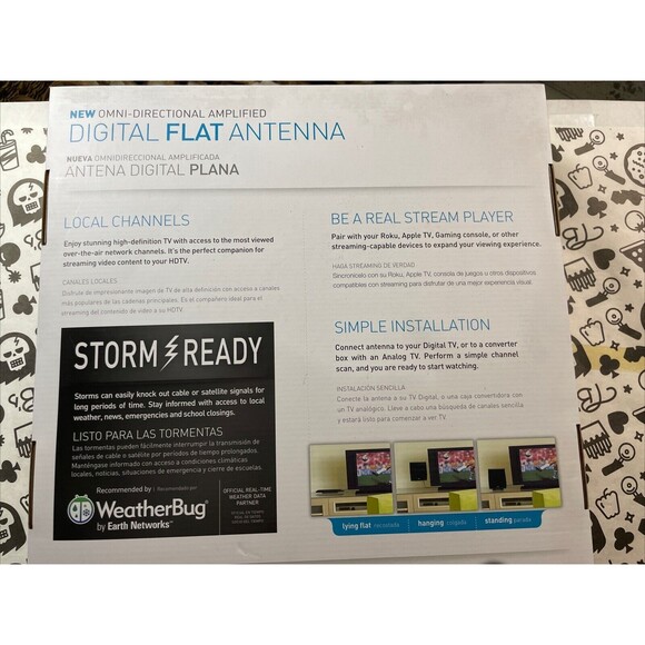 TERK New Omni-directional Amplified Indoor Digital HDTV Antenna Omnitv3a Working - Picture 9 of 9
